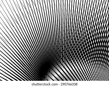 optical art background black and white vector