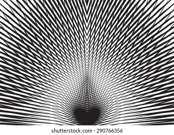 optical art background black and white vector