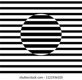 optical art black line vector, op art, black and white

