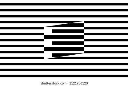 optical art black line vector, op art, black and white

