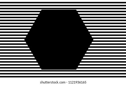 optical art black line vector, op art, black and white
