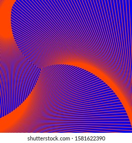 Optical art. Optical illusion background. Modern abstract geometric background. Gradient vector pattern. Design for wallpaper backdrop fabric background, print, banner.