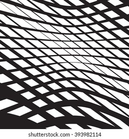 optical art opart striped wavy background abstract waves black and white