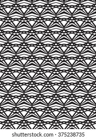 optical art pattern seamless background black and white