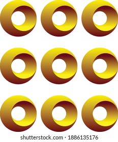 Patrón de arte óptico para impresiones y logotipos textiles