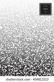 Optical art patterns for background and stickers with logos. Vector packaging web design elements and templates.