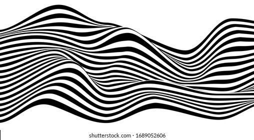 OPTISCHER KUNSTSTOFF HINTERGRUND. ABSTRAKTER GRAFISCHER DESIGN. URREALE ILLUSTRATION.