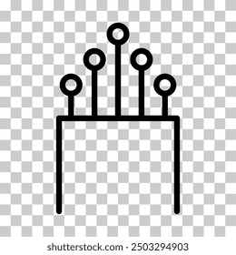 Optical cable icon, technology information wire web network, digital internet vector illustration .
