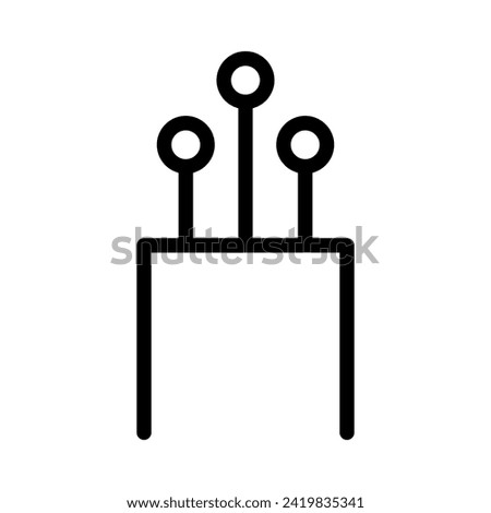 Optical cable icon, technology information wire web network, digital internet vector illustration .