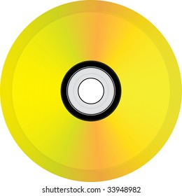 Optical disc. Vector illustration
