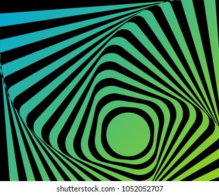 Optical Distorted Illusion Stock Vector (Royalty Free) 1052052707 ...