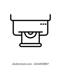ilustração de stock do ícone do vetor da unidade óptica