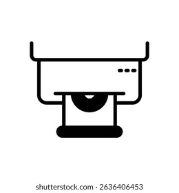 ilustração de stock do ícone do vetor da unidade óptica