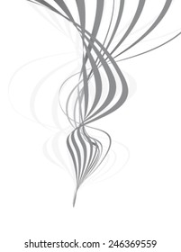 optical effect mobius wave stripe design