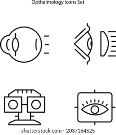 Optical Eye Contact Lens, Opthalmology. Flat Vector Icon illustration. Optical Eye Contact Lens Opthalmology sign design template for web and mobile UI element