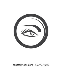 optical eye icon Logo vector Template illustration design