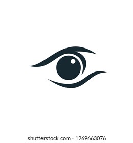 Optical Eye Icon Symbol Logo template