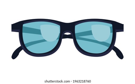 optical eyeglasses accessory isolated icon