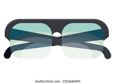 optical eyeglasses accessory isolated icon