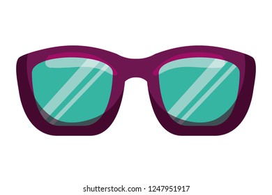 optical eyeglasses isolated icon