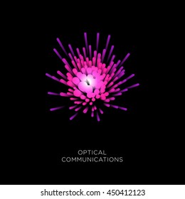 Optical Fiber Cable Logo.