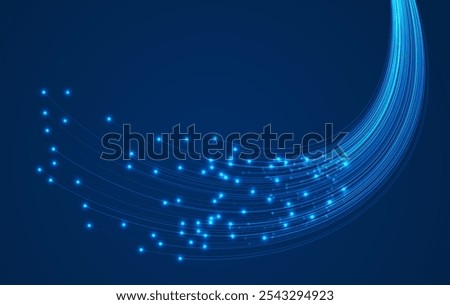 Optical fiber communication. Super fast fibre optic