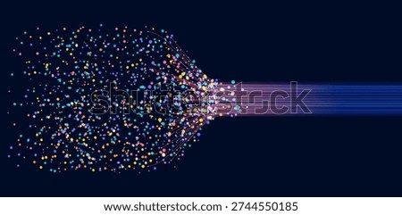 Optical fiber communication. Super fast fibre optic