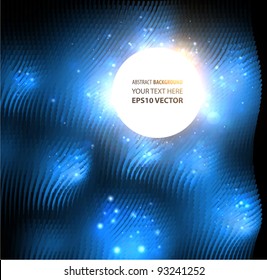 Fibras ópticas, fondo vector abstracto