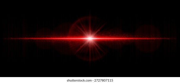 Bengala óptica con haz de luz transparente, difusión brillante y reflejos suaves. Ideal para superposiciones, diseño visual y efectos de iluminación futuristas.