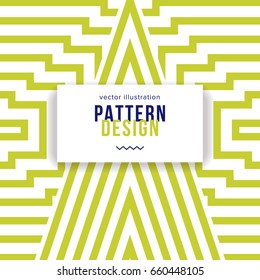 Optical geometric design pattern. Vector illustration