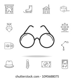 optical glasses icon. Detailed set of web icons and signs. Premium graphic design. One of the collection icons for websites, web design, mobile app on white background
