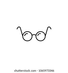 optical glasses icon. Element of simple icon for websites, web design, mobile app, info graphics. Signs and symbols collection icon for design and development on white background