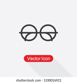 Optical Glasses Icon Vector Illustration Eps10
