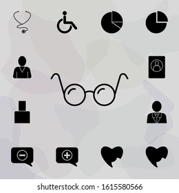 Optical glasses icon. Web icons universal set for web and mobile