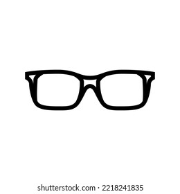 optical glasses optical line icon vector. optical glasses optical sign. isolated contour symbol black illustration