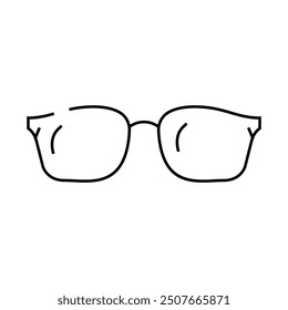 optical glasses optical line icon vector. optical glasses optical sign. isolated contour symbol black illustration