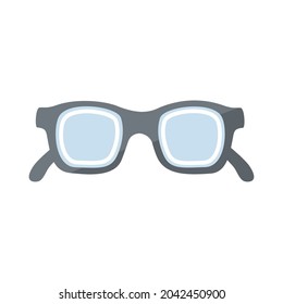 gafas ópticas sobre fondo blanco