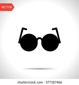 optical glasses vector icon