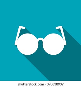 optical glasses vector icon