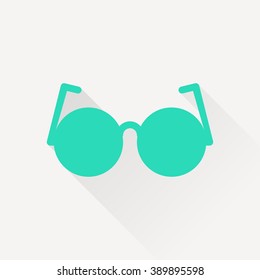 optical glasses vector icon