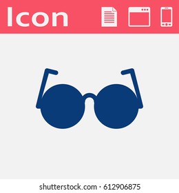 optical glasses vector icon