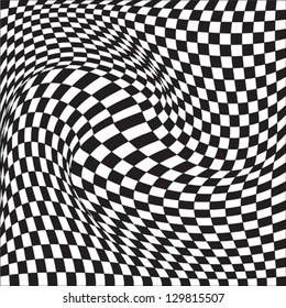 Optical illusion abstract background