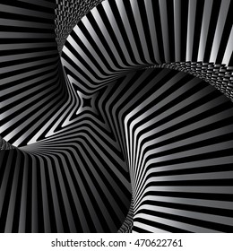 Optical illusion abstract background