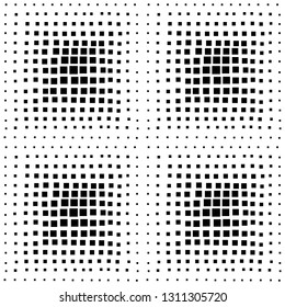 Optical illusion, abstract background. Hypnotic checkered pattern. Poly art seamless pattern with mosaic tiles.