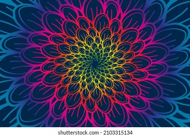 Optical illusion. Abstract background. Motion.