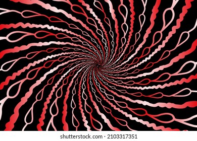 Ilusión óptica. Antecedentes abstractos. Movimiento.