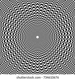 Optical Illusion Abstract Design Op Art Stock Vector (Royalty Free ...