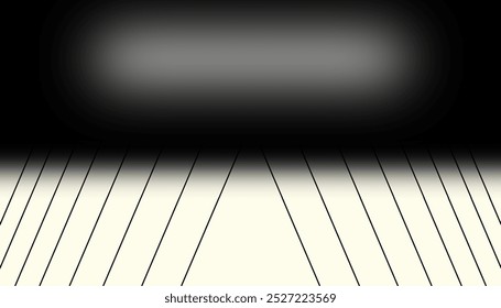 Optische Illusion des abstrakten Grenzraumes in Farben. Gruselige Vektorformen.