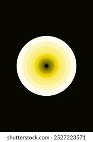 Optical illusion of abstract liminal space in colors. Creepy vector shapes.