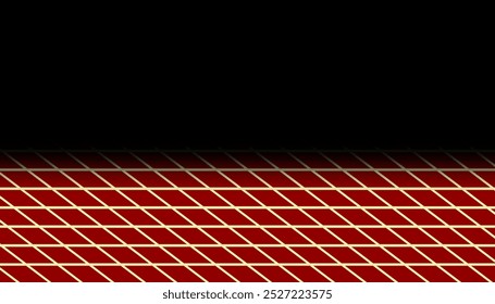 Optische Illusion des abstrakten Grenzraumes in Farben. Gruselige Vektorformen.